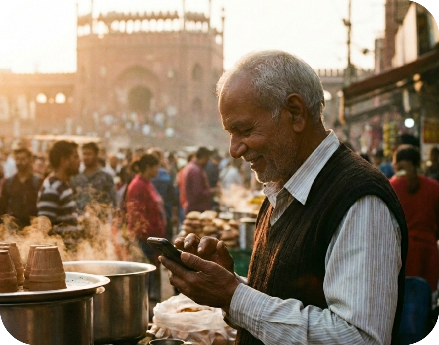 Person working remotely accepting payments globally